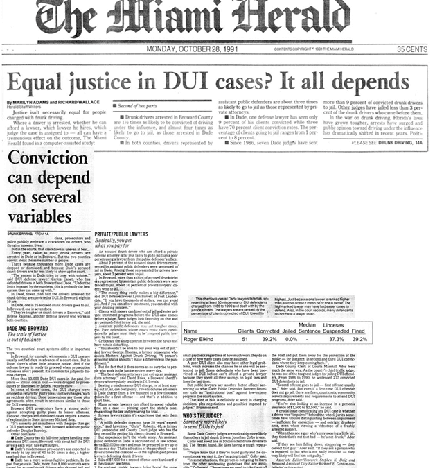 Equal Justice in DUI Cases? It All Depends